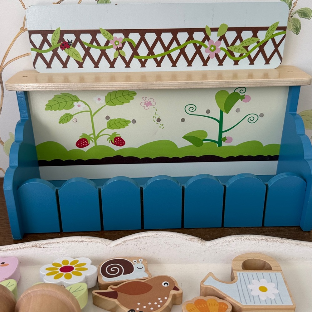 Wooden Flower Vegetable Garden Playset - Picture 7 of 8